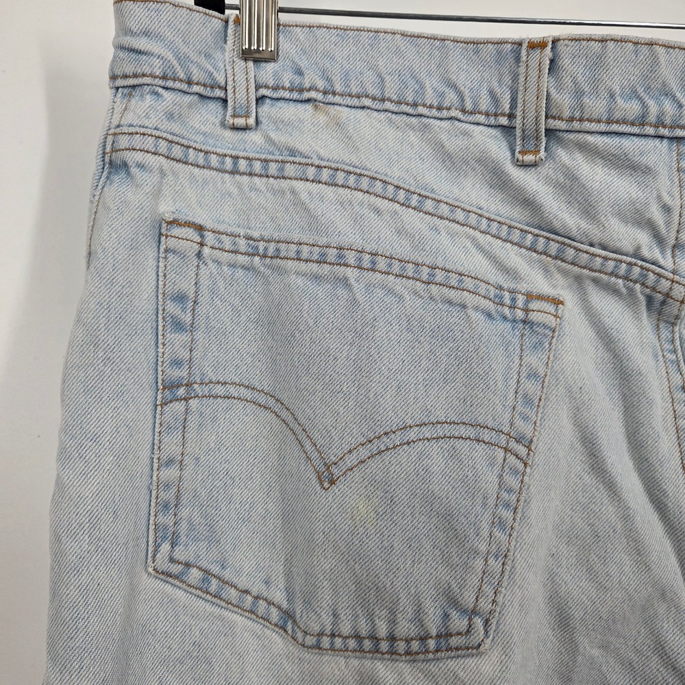 VTG Levis 560 Mens Loose Fit Tapered Leg Light Wash Blue 44x32 USA Baggy Skater - Picture 8 of 12